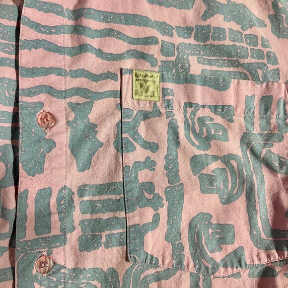 Vintage Pink and Blue 90s Shirt Sz Med PCH - Picture 4 of 10